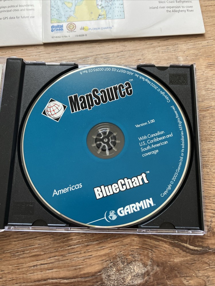 Garmin MapSource BlueChart CD Lot Americas Version 5 & 9.5
