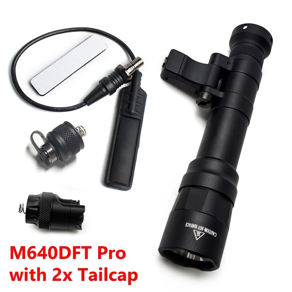 M640DFT Pro LED Weapon Light For Picatinny Rail Mounted + Dual Function Tailcap