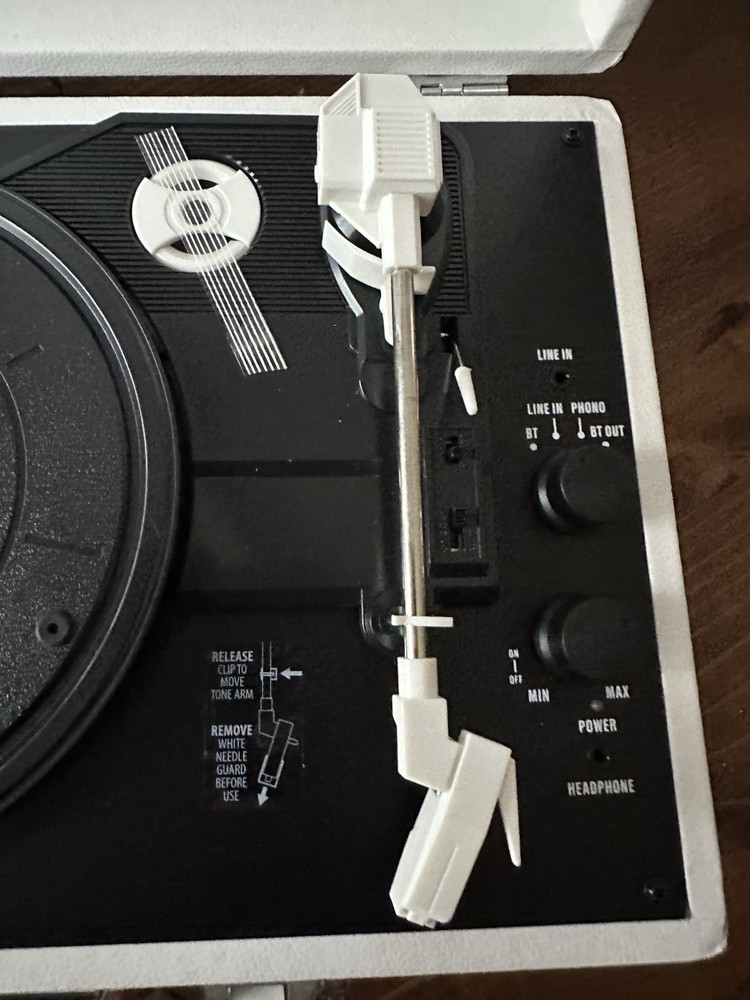Victrola White Record Player New Without Box