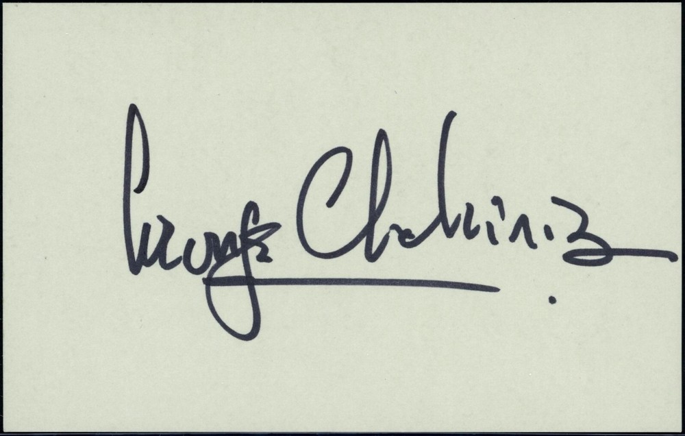 George Chakiris Autograph