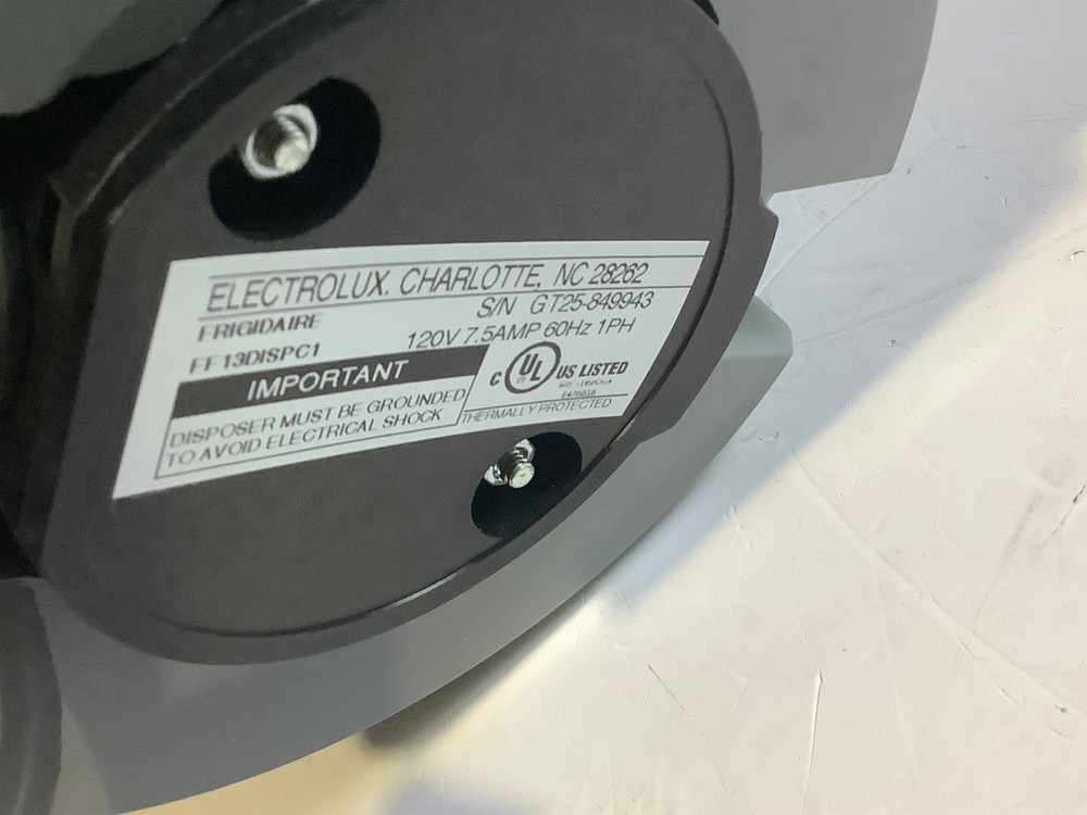 Frigidaire 1.25 HP Corded Garbage Disposal FF13DISPC1