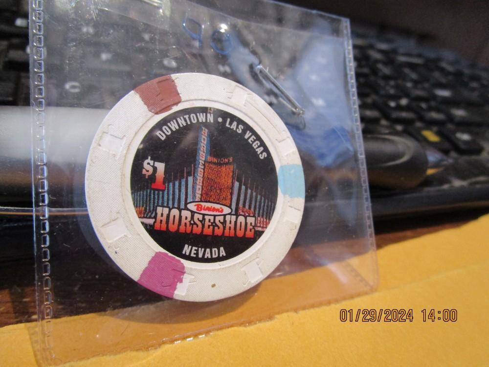 Horseshoe 1 Dollar Chip Mint State +++++