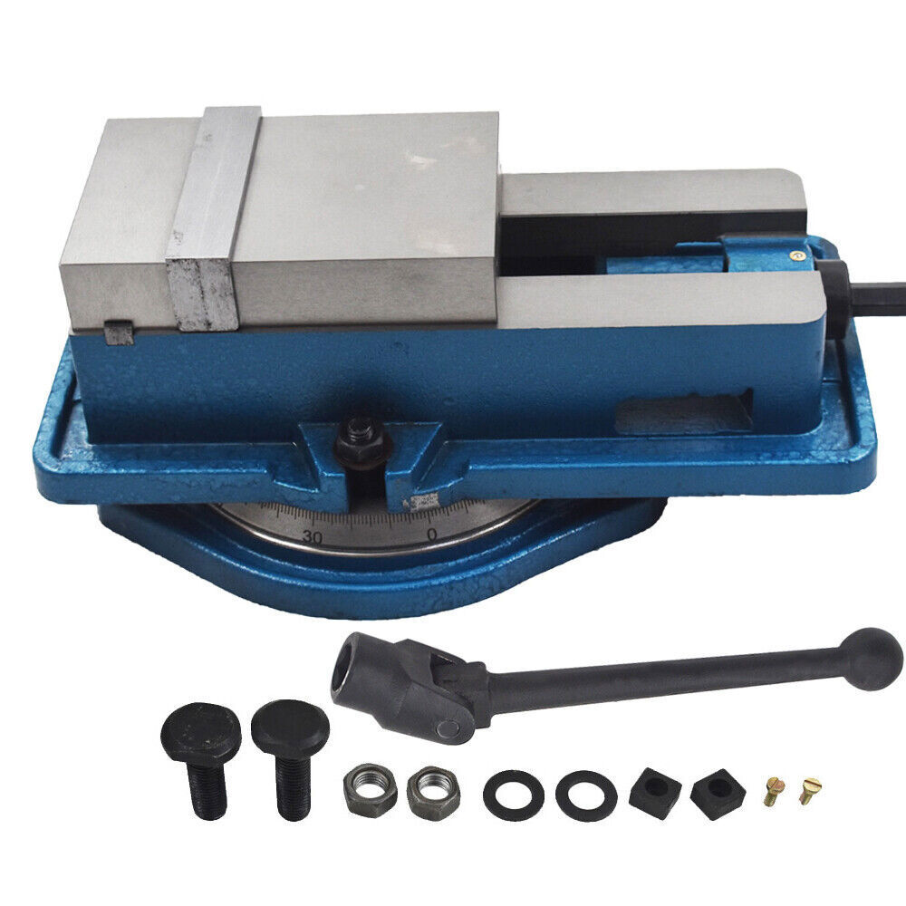 4 Inch Lockdown Vise Precision CNC Milling Machine Bench Clamp Vice With Base