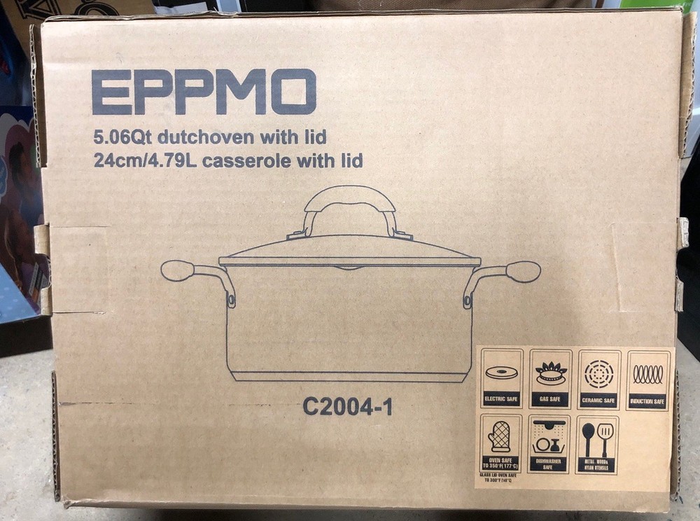 Eppmo dutch oven 5 qt