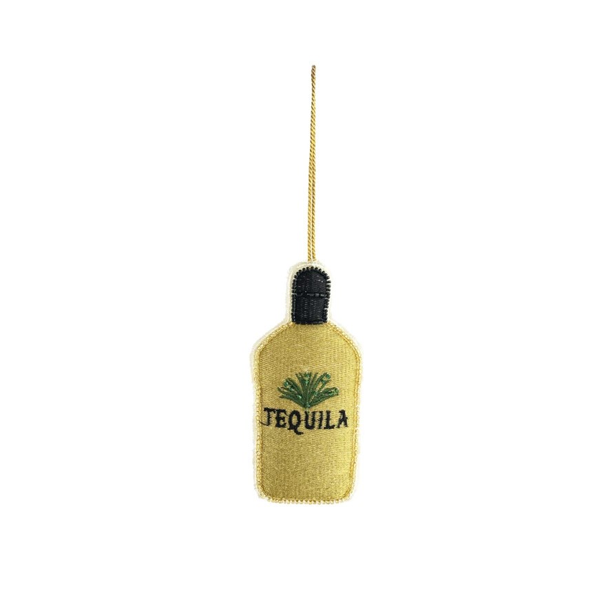 Creative Co-op Tequila Bottle Ornament Bauble