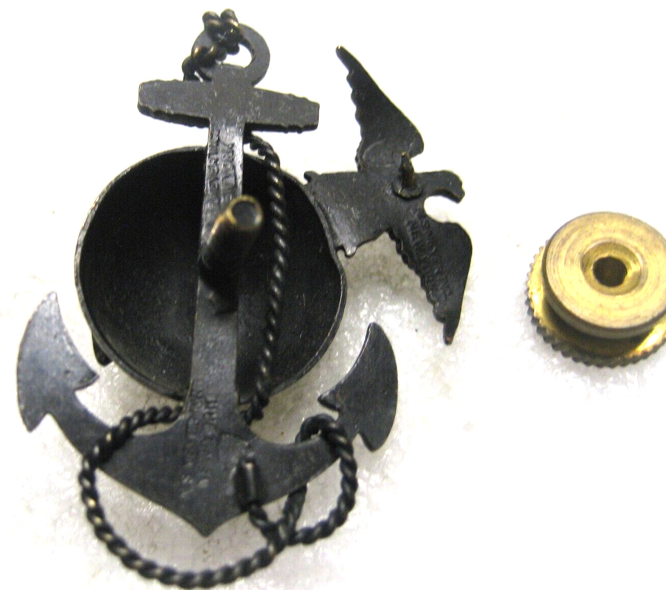 U.S. Marine Corps Officer's Cap Badge 1937 year,pre ww2