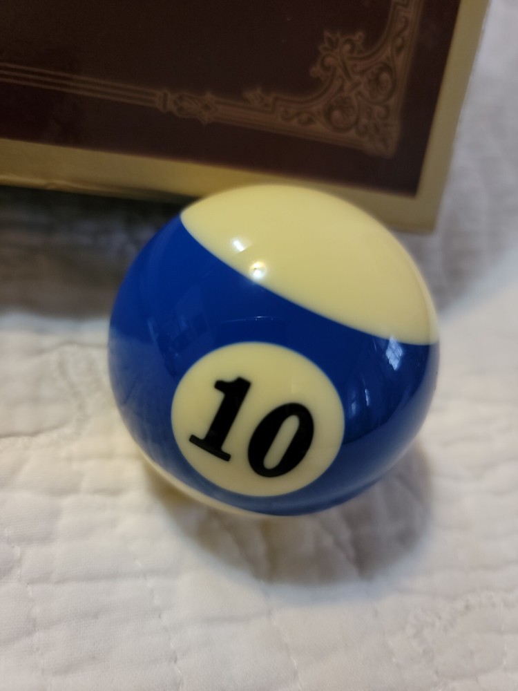 Replacement Billiard Pool 10 Ball Blue Empire 2.25" EUC