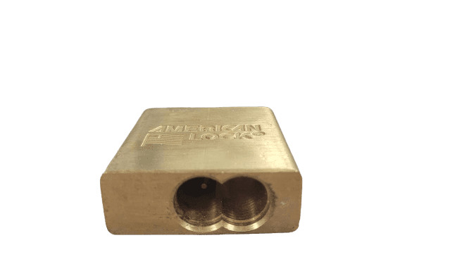 American Lock A3572WO IC Core Padlock Brass