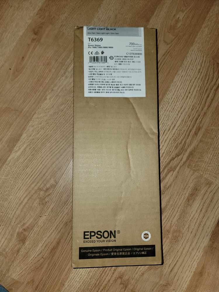 Epson Light Light Black T6369 Exp:2026