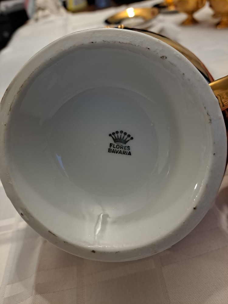 22K gold tea Cup set