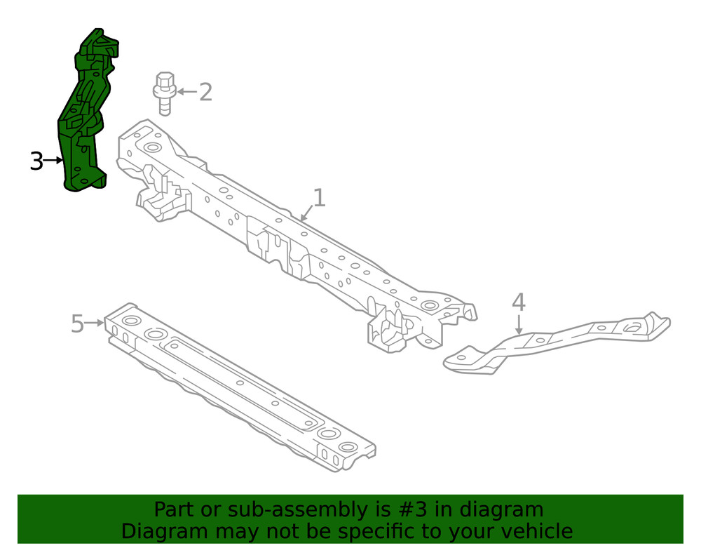Genuine Mitsubishi Bracket 64194W000P