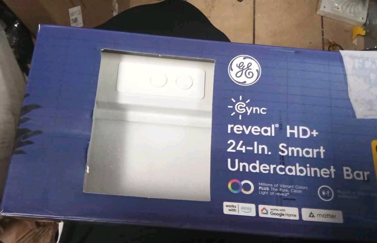 GE 93131253 Cync Reveal HD+ Smart LED Under Cabinet Light Color Changing 24in