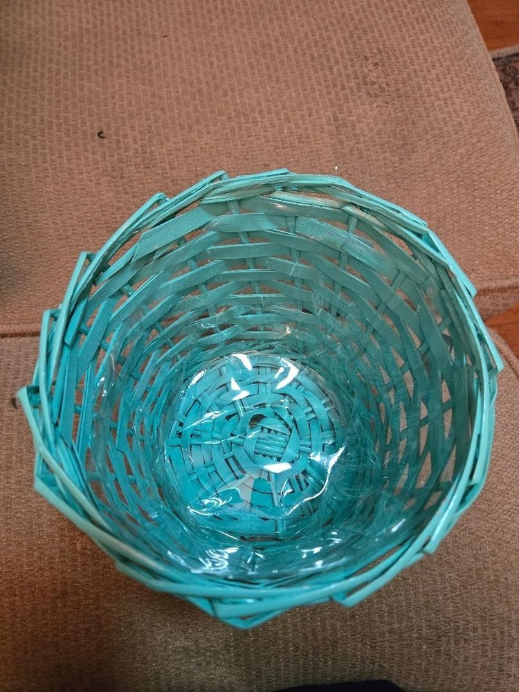 3 New Burton & Burton 6" Round Lined Baskets