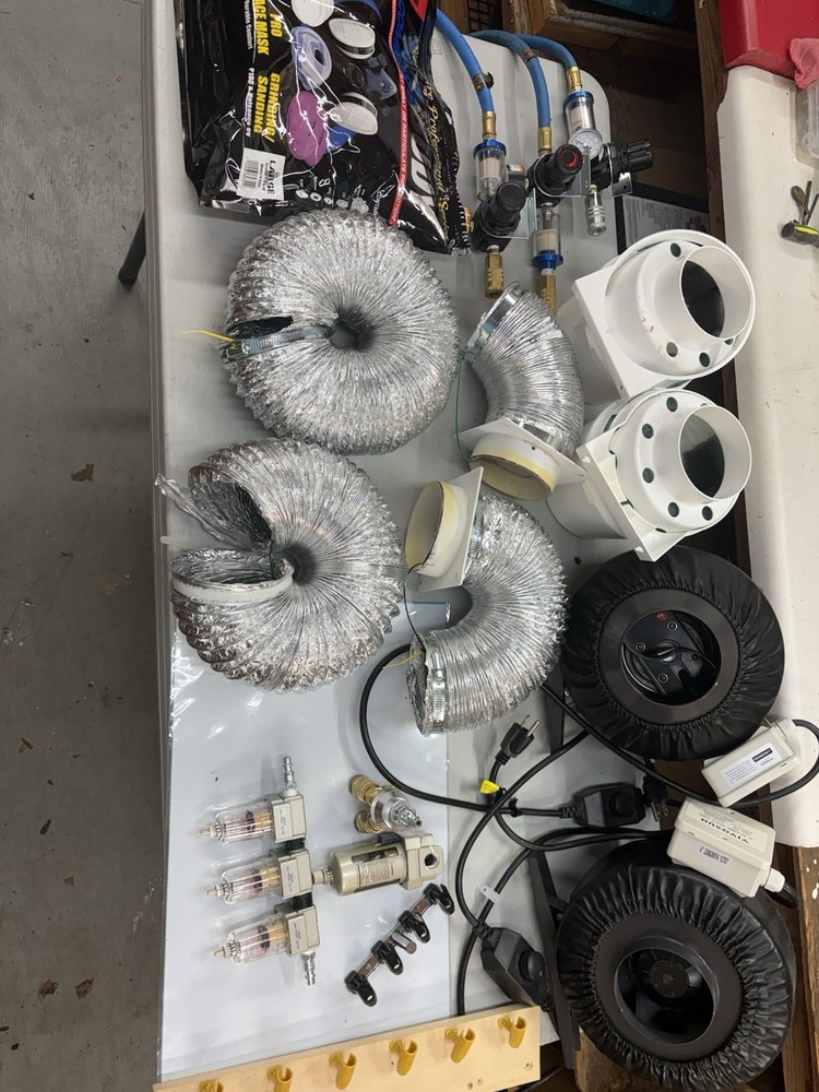 Airbrush Booth Setup Materials