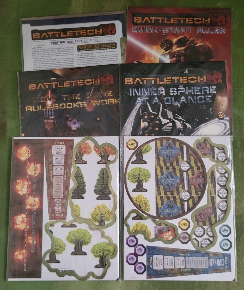 Battletech Introductory Box Set 4 books ONLY Catalyst Game Labs  + Alpha Strike
