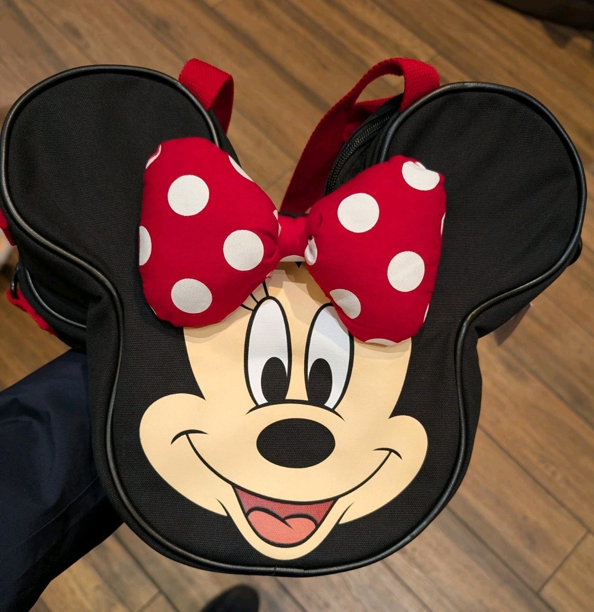 NEW WDW Disney Parks 2026 Minnie Mouse Bow Cute Mini Big Face Tote Shoulder Bag
