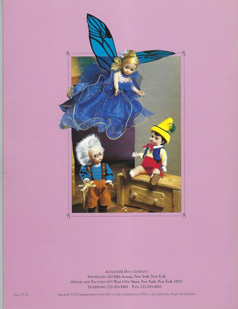 1993 Madame Alexander Collection Catalog
