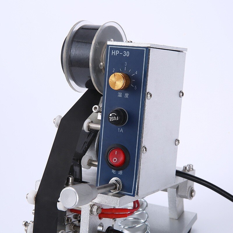 Electric Ribbon Coding Machine HP-30 Thermal Tape Printer Date Coding Machine