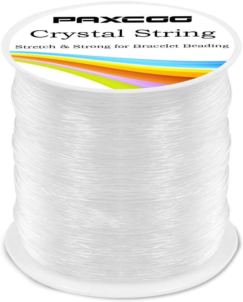 0.8Mm Elastic String, Stretchy Bracelet String Crystal String Bead Cord for Brac