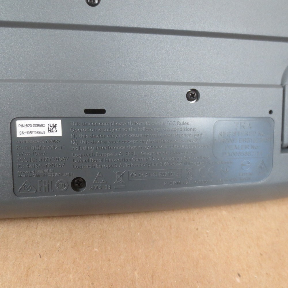 Logitech MK320 Wireless Desktop Set Keyboard / Mouse USB Black