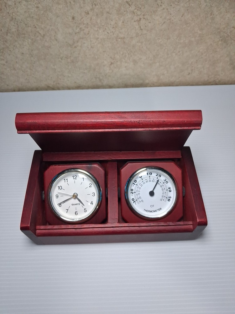 tioga downs barometer and quartz clock