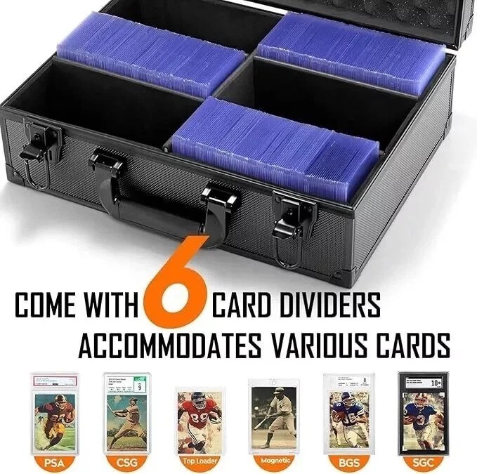 Toploader Trading Sports Cards Graded Card Case Storage Box for 600+ 35PT 3"x4"