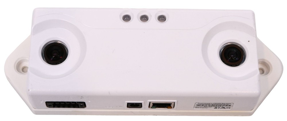 Brickstream People Counting Tracking Sensor Camera, W/ Mount, White, No Adapter