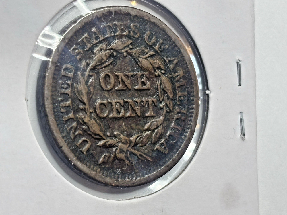 1851 Braided Hair Large Cent - Better Condition - Great Value!