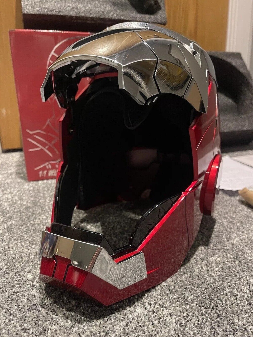Autoking Iron Man Helmet MK5 1/1 Voice-controlled Mask Transform CosplayProp NEW
