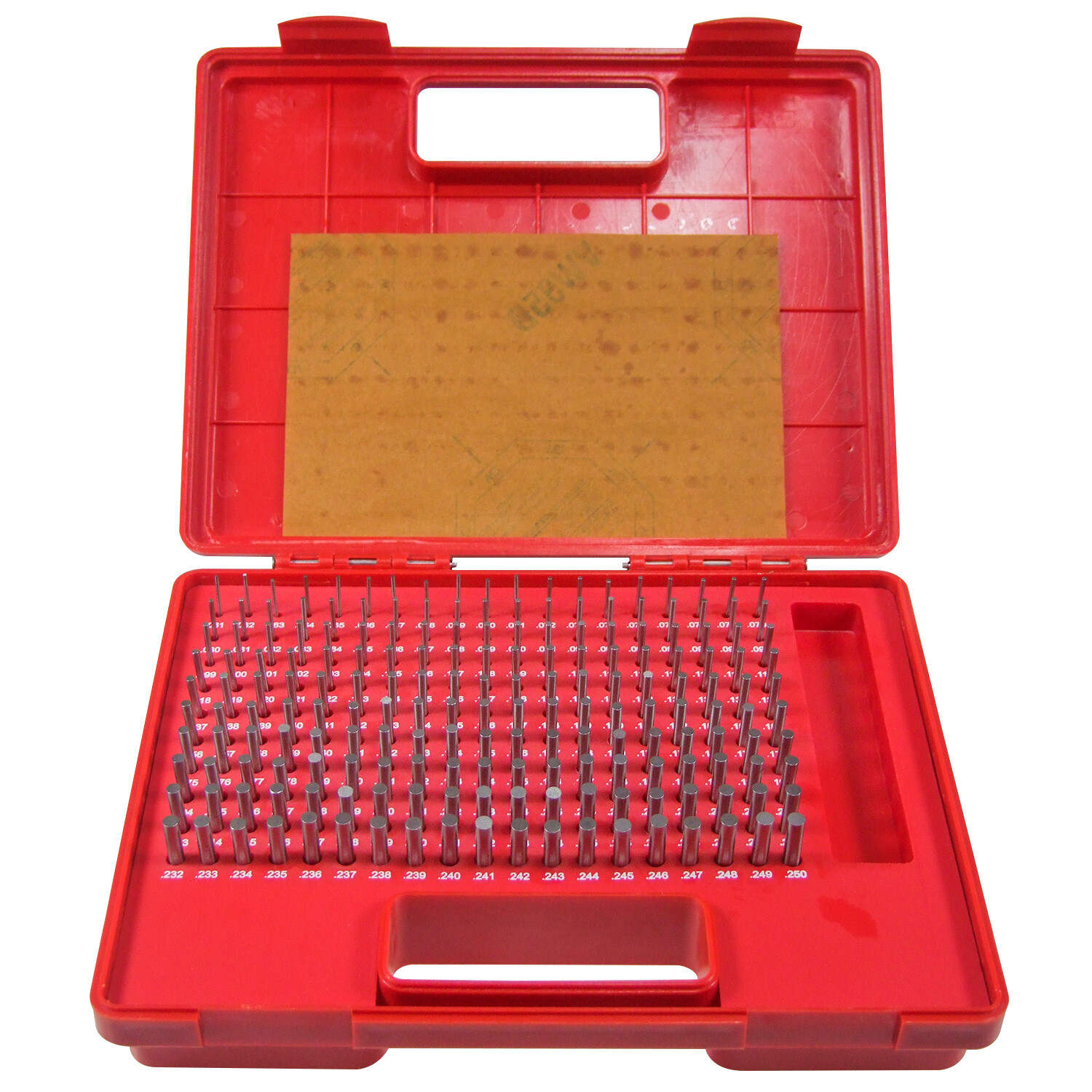 HFS(R) Steel Pin Gauge Set - 190pcs M1 .061-.250" - Class ZZ
