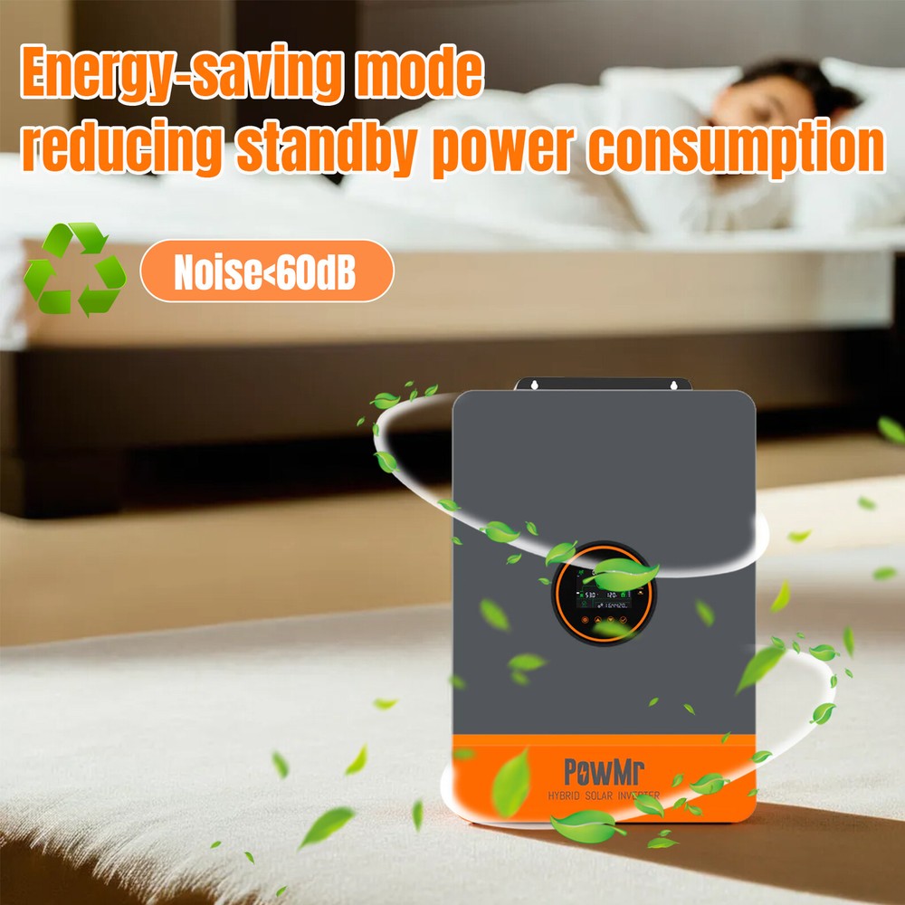 10KW 48V Solar Inverter 120V/240V Split Phase 200A MPPT Controller Parallel 6X