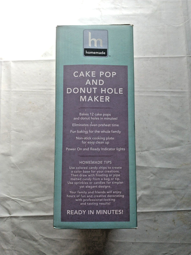 Homemade Cake Pop and Donut Hole Maker RED (Tested)
