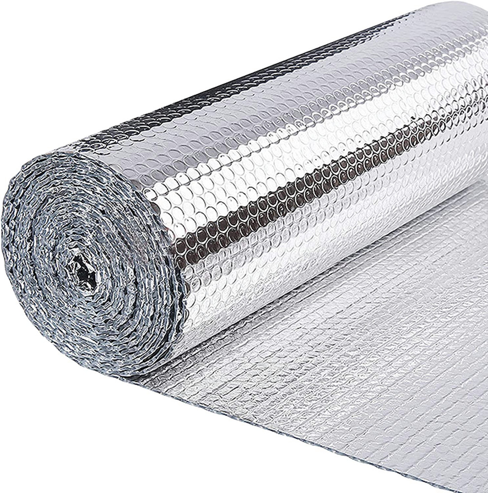 Reflective Foil Insulation Bubble Roll Reflectix Heavy Duty Double Sided 4x5