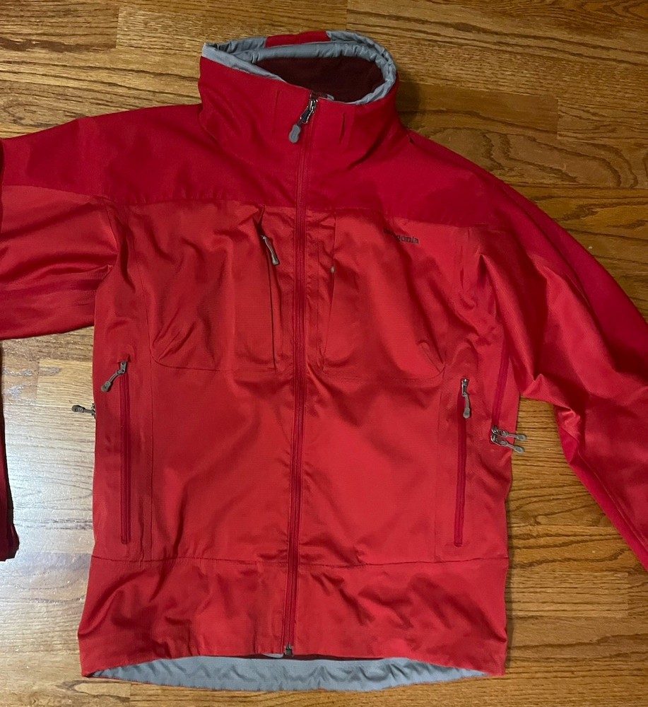 PATAGONIA SOFTSHELL Ski Light Smoke Flash Jacket Mens Size M