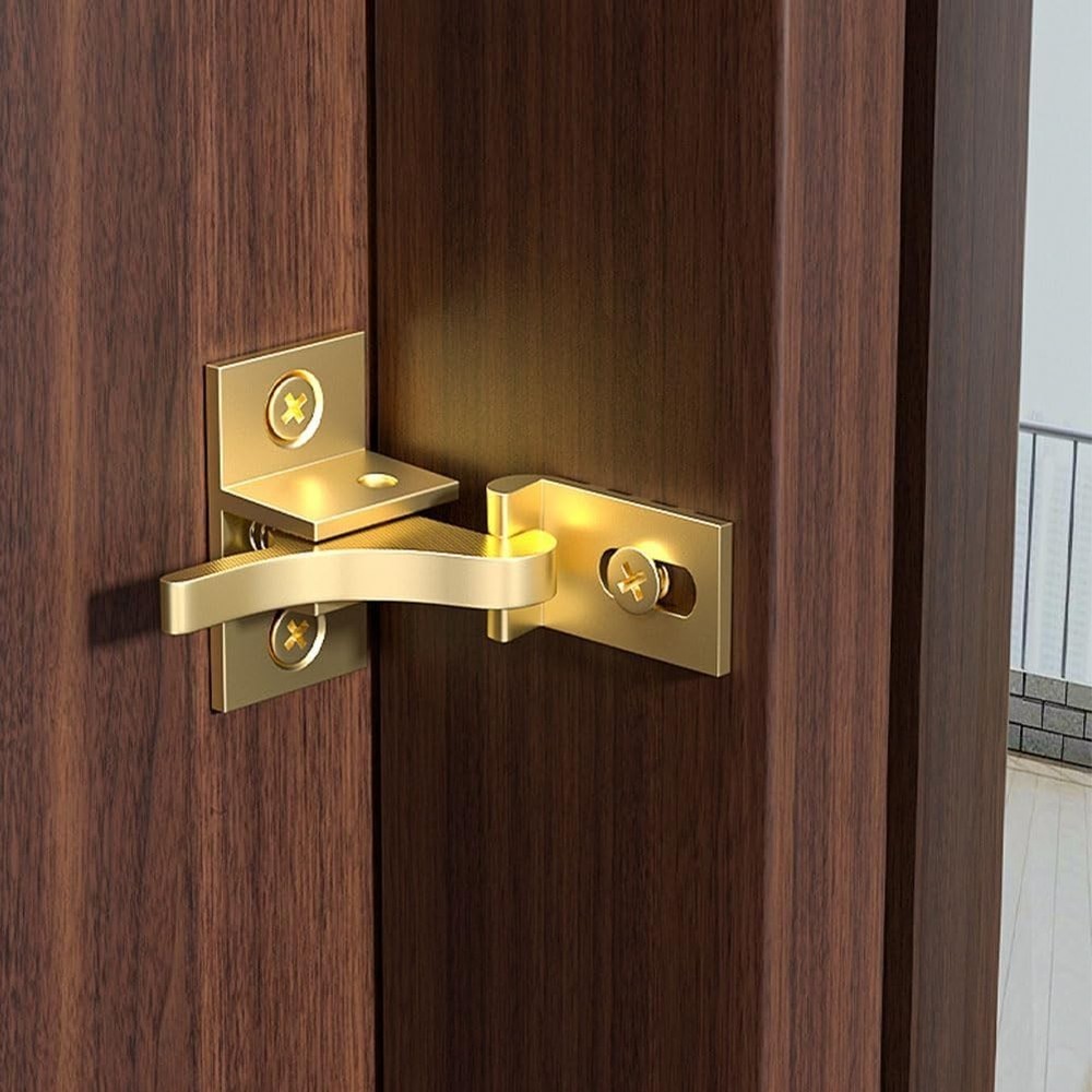 Durable Solid Brass Elbow Latch Pack – Ideal for Windows & Cabinet Doors (8 pcs)