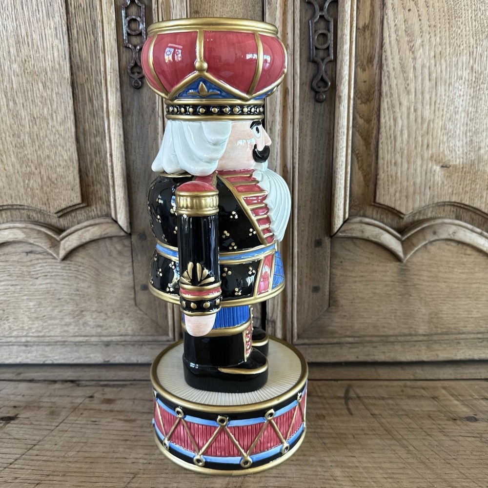 Fitz And Floyd Nutcracker Collection Small Candleholder 13" with Box 2005