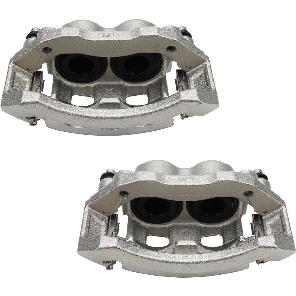 Pair Front Left Right Disc Brake Calipers w/ Bracket for Dodge Ram 1500 Durango