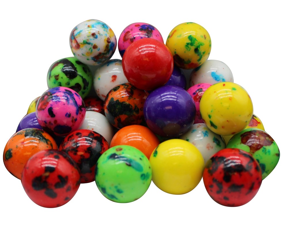 2 Pound Assorted Colors Hard Candy Jawbreakers Rock Hard Rainbow Candy