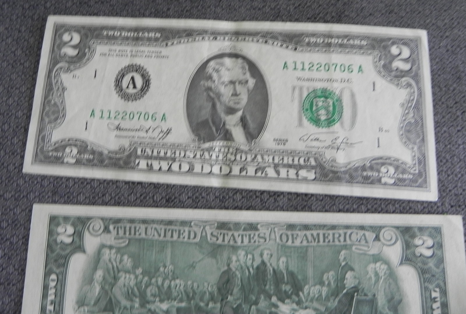 United States $2 Bill LOT Of 20 -1976 9-Uncirculated Sequential Numbers 11-VG !!