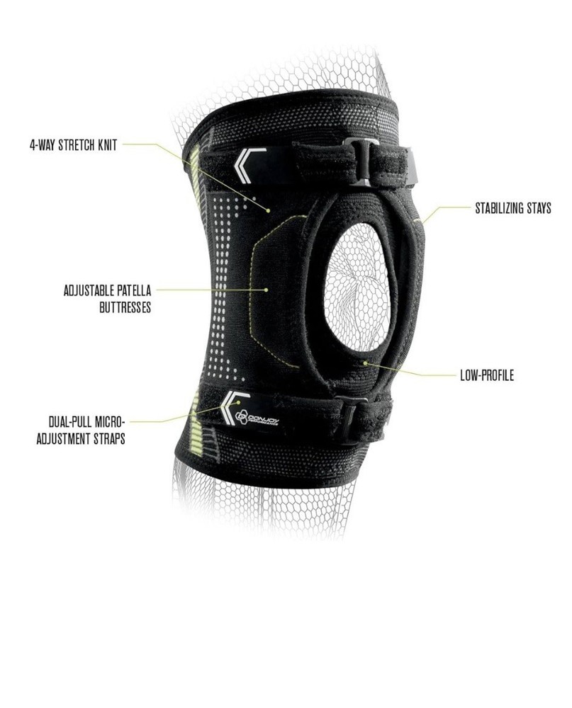 DonJoy Performance Dual-Pull Patella Stabilizer Knee Brace Medium
