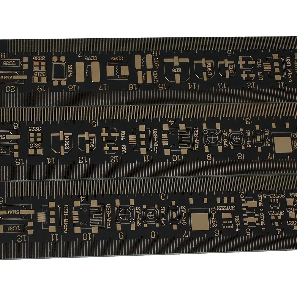 15/20/25cm PCB Ruler Kit Electronic Engineer Multifunctional Measurement Tool
