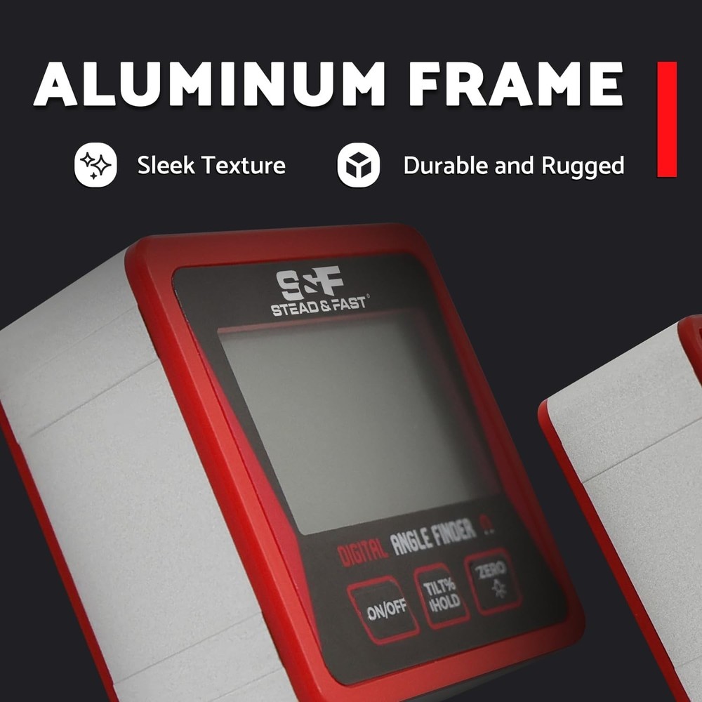 Precision Digital Angle Gauge with Backlit Display - Perfect for Construction