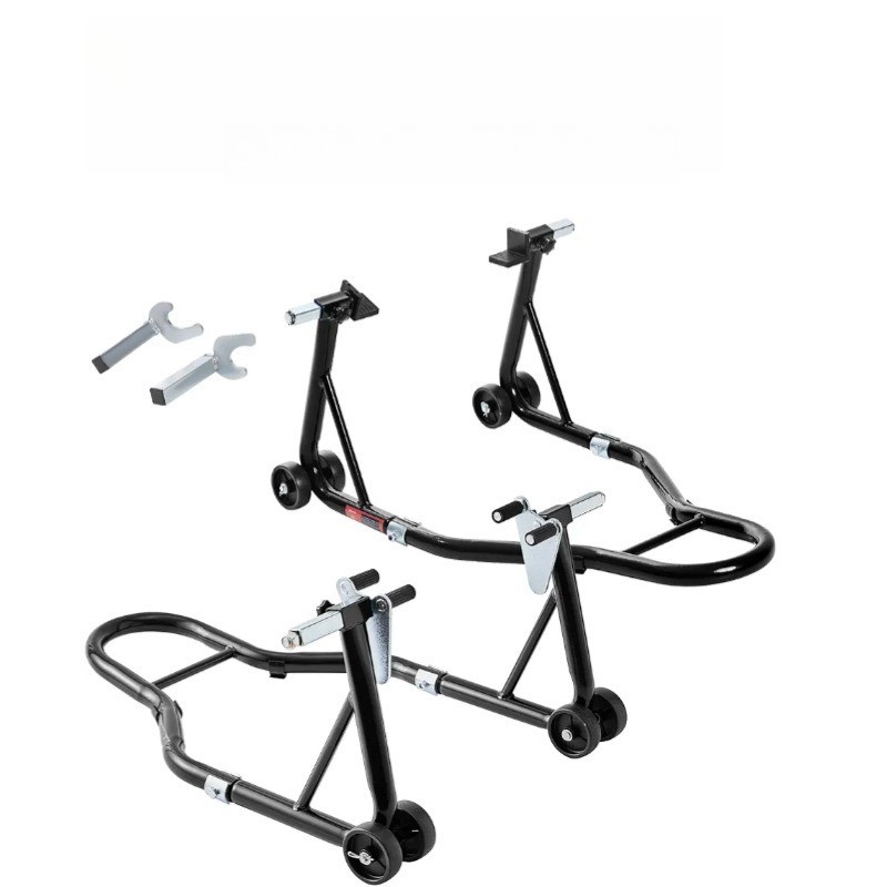 Motorcycle Front & Rear Stand Lift 850lbs Spoolift Paddock Swingarm Bike Support