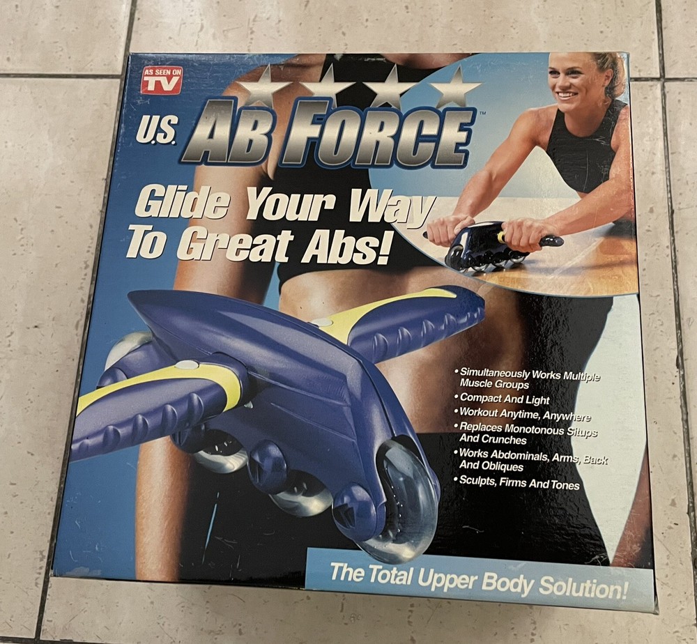 AB FORCE The Total Upper Body Solution Works Multiple Muscle Groups & Abdominal