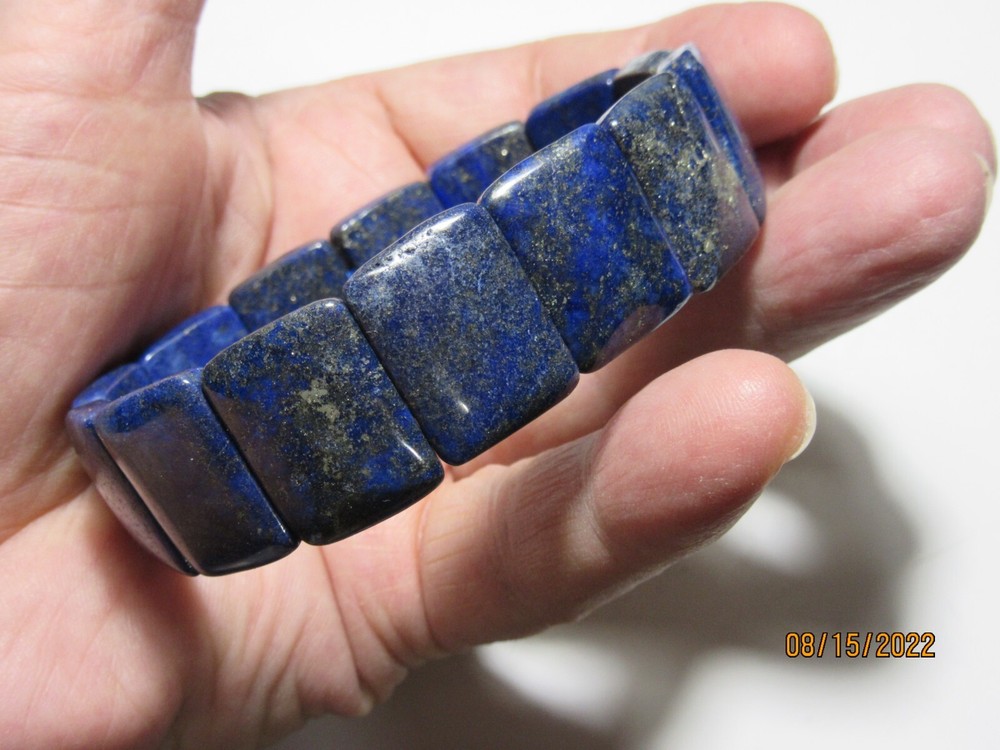 AAA Lapis Luzuli Gemstone Stretch Bracelet LLSB-1
