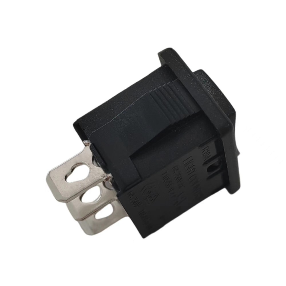 1pcs R19A 3Pins 3 Position Double Side Self-Reset Switch 6A 250VAC