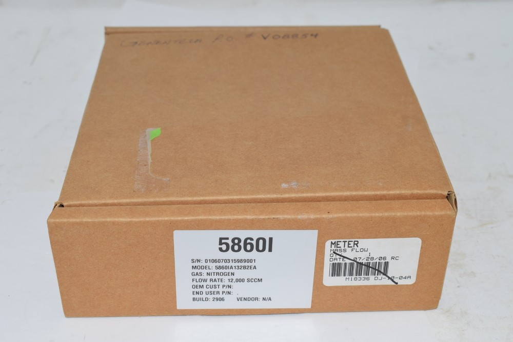 NEW Brooks Instruments 5860I Mass Flow Sensor 12,000 SCCM 5860IA132B2EA