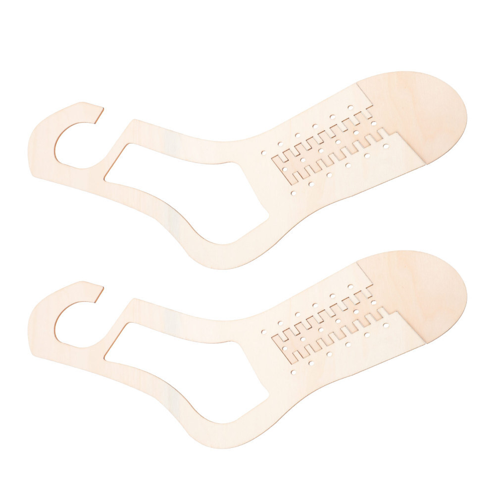 Sock Blocking Forms Knitting Model Wood Blocker Shaping Accessory Stockings