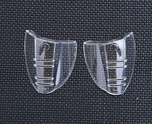 12Pairs Eyeglasses Side Shields Clear Flexible Slip On Shield Fits Small-Medium