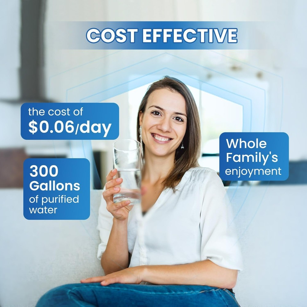 RWF0500A Refrigerator Water Filter Replacement for Filter 5, 4392857, 5PACK